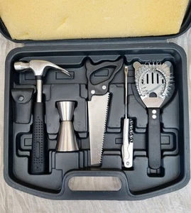 The Ultimate Bartender's Cocktail Set Bar Tools Stainless Steel In Box Gift Idea - Picture 1 of 11