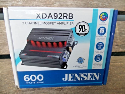 Amplificador coche 2 canales Jensen XDA92RB 600W NUEVO EN CAJA Foto 1 de 4
