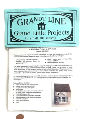 1:48" DOLLHOUSE MINIATURE KIT OF  UNCLE PETE'S PET PALACE FROM GRANDT LINE - Image 1 of 3