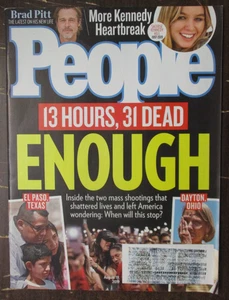 PEOPLE MAGAZINE AUGUST 19, 2019 13 HOURS 31 DEAD ENOUGH EL PASA TEXAS SHOOTINGS - Picture 1 of 2