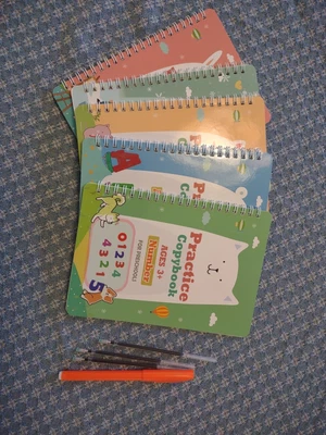 Grooved Workbooks With Disappearing Ink Pen - Image 1 of 4