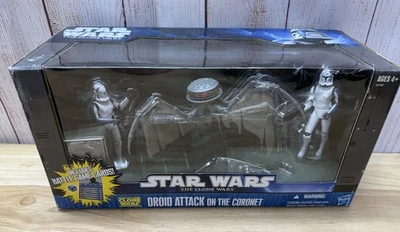 Star Wars The Clone Wars Droid Attack On Coronet Toys R Us 2011 Nuevo en caja sin sellar Foto 1 de 4