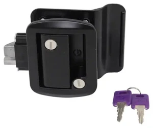 Black RV Paddle Entry Door Lock Latch Handle Knob Deadbolt Camper Trailer Global - Bild 1 von 5