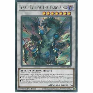 Yazi, Evil of the Yang Zing GFP2-EN131 1st Edition Ultra Rare :YuGiOh TCG Card - Picture 1 of 3