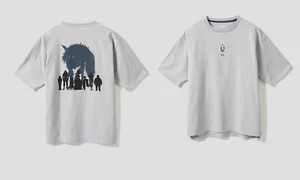 HUNTER×HUNTER Graniph Zoldyck Family Big Silhouette T-shirt Cotton Gray JP New - Picture 1 of 11