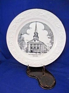 COMMEMMORATIVE CHURCH PLATE - UNION CONGREGATIONAL CHURCH - GROTON, MA - Picture 1 of 9