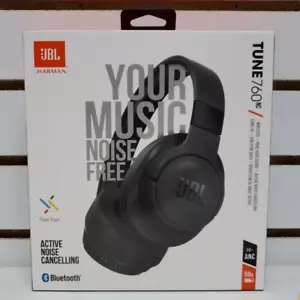 JBL Tune 760NC Active Noise-cancelling Over-ear Wireless Bluetooth Headphones - Picture 1 of 9