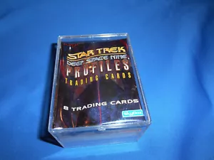 STAR TREK DS9 PROFILES Complete SET 82 CARDS + QUARK'S BAR Chase Set 9 + Wrapper - Picture 1 of 3