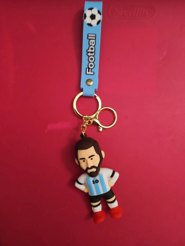 Soccer Futbol Argentina Usa Messi Keyring New!!!! - Image 1 of 3