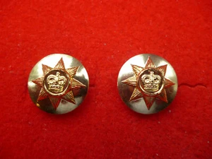 PAIR OF ROYAL CORPS OF TRANSPORT ANODISED CAP BUTTONS. - Picture 1 of 1