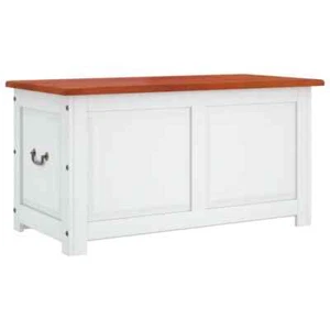 Wood Storage Chest Timber Ottoman Bed End Blanket Toy Box Stool Table Bench Seat - Picture 1 of 8