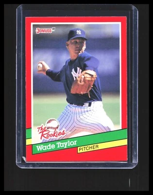 1991 Wade Taylor Rookie Card - Donruss The Rookies #34 New York Yankees - Image 1 of 3