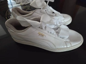 Puma basket womens patent leather trainers size 5 uk 38 euro - Bild 1 von 9