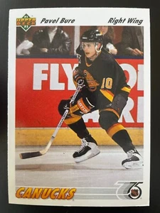 Pavel BURE 1991-92 Upper Deck #555 Vancouver Canucks - Picture 1 of 2