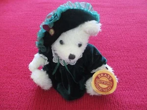 COLECCIÓN OSOS BOTÓN LATÓN, "BIANCA", OSO DEL AMOR - Imagen 1 de 3