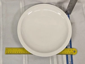 Culinary Arts Cafeware Dinner Plate Porcelain 10” Rimmed White - Picture 1 of 3