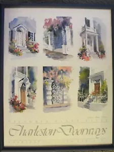 "Vintage signierter Victoria Platt Ellis Druck ""Charleston Doorways" - Bild 1 von 10