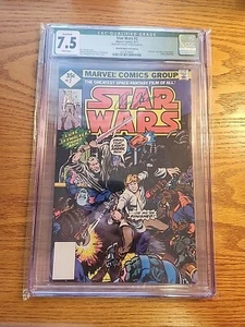 Star Wars #2 CGC 7.5 1977 Reprint Marvel Amricons Signed By Roy Thomas - Picture 1 of 2