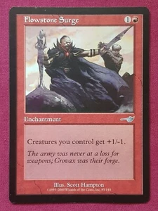 Magic The Gathering NEMESIS FLOWSTONE SURGE red card MTG - Picture 1 of 2