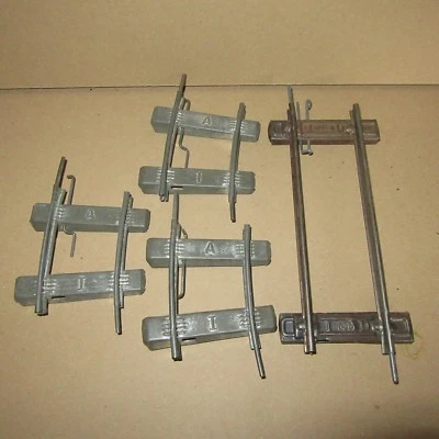 199F Vintage Märklin Germania Scala 1 Lotto 3 Mezzo 1 Dritto Binari In Lamiera - Immagine 1 di 4