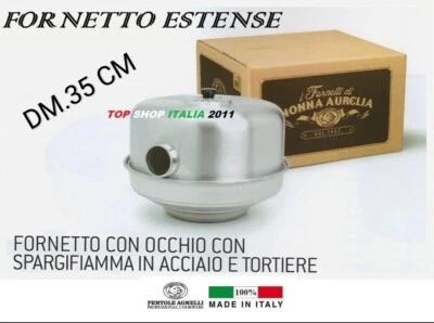FORNO CAMPAGNA ESTENSE DM.35 FORNETTO CON OCCHIO  ALLUMINIO AGNELLI 2024 11 - Immagine 1 di 4