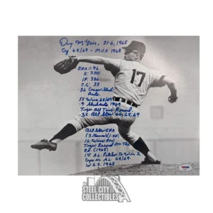 Denny McLain INSC Autographed Detroit Tigers 11x14 Baseball Photo - PSA/DNA - Picture 1 of 1