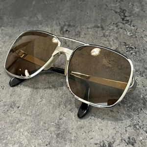 Zeiss West Germany Vintage Sunglasses Two-Bridge Silver Teardrop2905 From JP - Picture 1 of 9