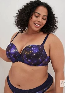 Neu mit Etikett Torrid 40DD PUSH-UP T-SHIRT-BH - DEEP SPACE BLUE MIT 360° RÜCKENGLÄTTUNG™ - Bild 1 von 3