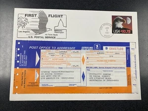 First Flight Express Mail Next Day Service Los Angeles -- Washington 8. Juni 1987 - Bild 1 von 2
