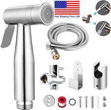 Handheld Bidet Sprayer Set for Toilet Stainless Steel Hand Jet without Leaking