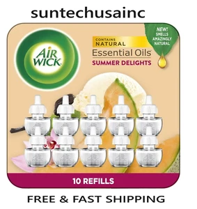 Air Wick Plug in Scented Oil Refill, 10ct, Summer Delights, Scented Oil, Air Fre - Picture 1 of 1