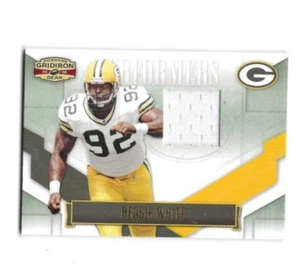 Reggie White 2008 Donruss Gridiron Gear Game Patch Usato/250 Green Bay Packers - Foto 1 di 2