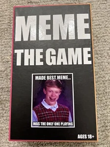 NEW SEALED Meme The Game Playing Card Party Game - Picture 1 of 2