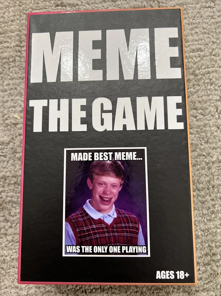 NEW SEALED Meme The Game Playing Card Party Game - Image 1 of 2