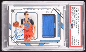 Aleksej Pokusevski Signed 2020-21 Panini National Treasures Rookie Materials #18 - Picture 1 of 2