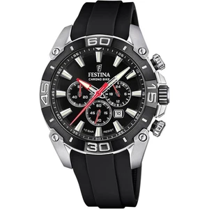 Reloj Festina hombre Chrono Bike F20544/1 negro correa caucho negra - Imagen 1 de 1
