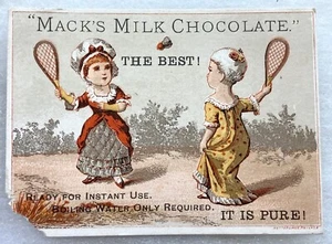 VICTORIAN TRADE CARDS MACK'S MILK CHOCOLATE ketterlinus art - Bild 1 von 11