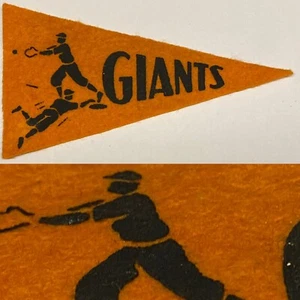 1930's New York Giants NY Polo Grounds Baseball Mlb Mini Pennant Banner 2.25x4.5 - Picture 1 of 7