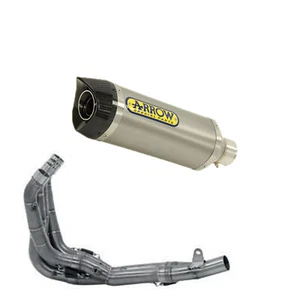SCARICO COMPLETO ARROW PER YAMAHA YZF R6 2017 > 2020 THUNDER TITANIO CARBY - Foto 1 di 4