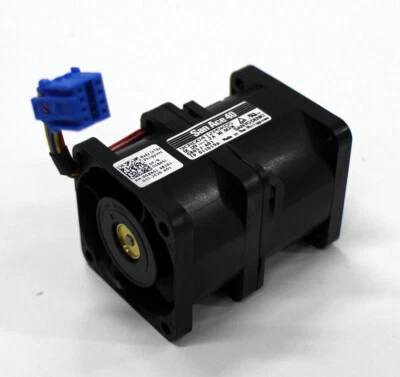 N14-06565 Doppel Lüfter Dell R410 0G865J 9CRD0412P5K05 40x40x56mm 12V- 1,2A - Bild 1 von 3