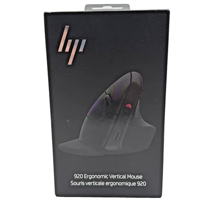 HP 920 人体工学垂直鼠标 无线 蓝牙 鼠标 4K DPI — 第 1/4 张图片