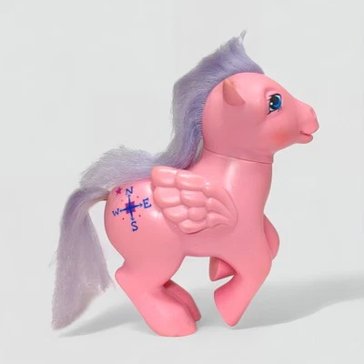MY LITTLE PONY ASINHA ROSA-DOS-VENTOS BRAZIL NORTH STAR ESTRELA 1986 MLP G1 RARE - Image 1 of 4