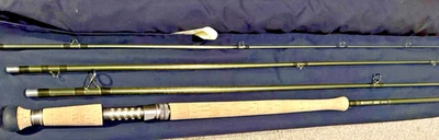 Hardy Zenith Sintrix 15 Foot 1" #10 DH 4 Piece Salmon Fly Rod with Tube & Bag - Image 1 of 4