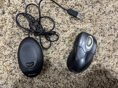 Microsoft Wireless Intellimouse Explorer 2.0 1007 Silver EXC COND  TESTED - Image 1 of 2