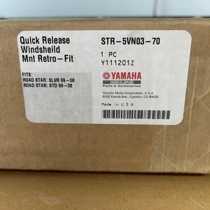 2013-14 Yam XV1700 RETRO WINDHIELD MOUNT KIT STR-5VN03-70-00 USED - Picture 1 of 10