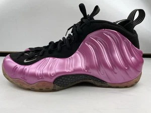 2012 NIKE AIR FOAMPOSITE ONE 1 PEARLIZED PINK SILVER BLACK WHITE 314996-600 14 - Picture 1 of 8