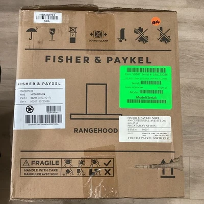 Fisher & Paykel 36” Range Hood Insert 400 CFM Blower HP36IDCHX4 RM6 - Image 1 of 4