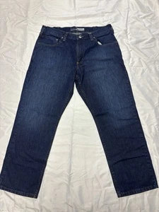 Carhartt Relaxed Fit Dark Blue Jeans Size 34/28 - Picture 1 of 4