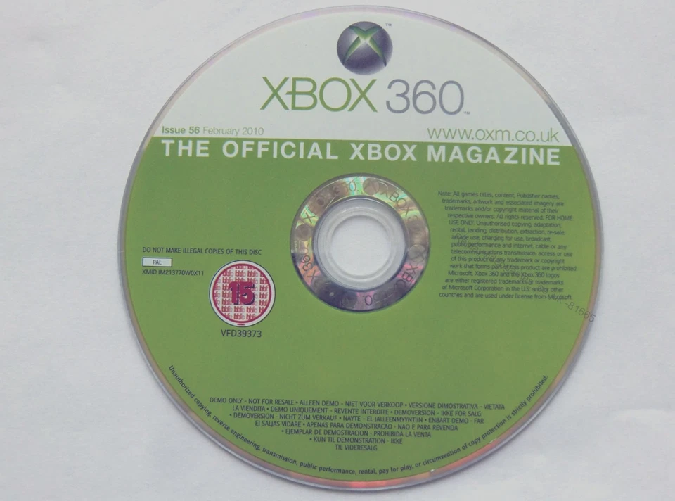81665 Issue 56 Demo The Official Xbox 360 Magazine  - Microsoft Xbox 360 (2010)  - Image 1 of 1