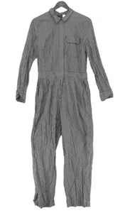 Whistles Women's Jumpsuit UK 10 Multi Striped 100% Cotton Straight Jumpsuit - Picture 1 of 5